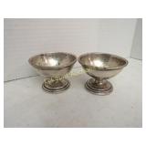sterling silver pedestal dishes 115 g NOT weighted