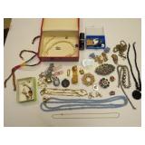 vintage costume jewelry necklaces pins