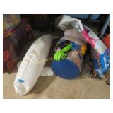 inflatable whale kite sand toys roller skates pool