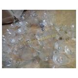 assorted clear glassware glasses wine shakers