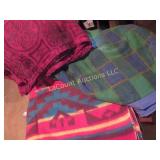 vintage table cloths blankets native pattern