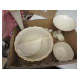 Lenox pieces vase bowl swan
