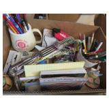 assorted office supplies