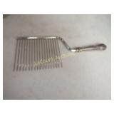 Sterling silver handle comb