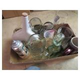 beer stein decanters PBR glass assorted glasses