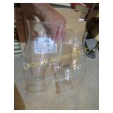 2 glass hurricane shades