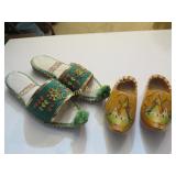 vintage shoes wooden minis