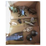 cast iron miniatures fly dog irons