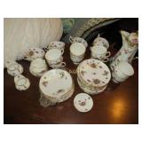 vintage spring violets Royal Celsea china set