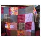 beautiful hand made vintage quilt full size