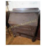 antique drop front writing desk