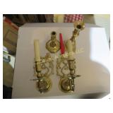 brass wall candle sconces candle holders