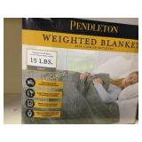 Pendelton 15lb weighted blanket new in box