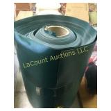 roll heavy green vinyl apx 18"  lots of feet