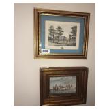 2 small framed