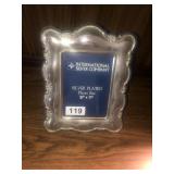 Silver plated photo frame