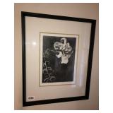 Framed flower