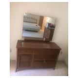 Dresser with mirror