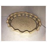 Pottery pie plate