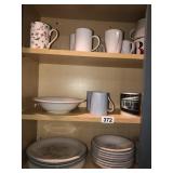 Misc dishes, coffee cups, other