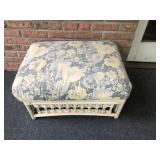 Heavy wicker foot rest/stool