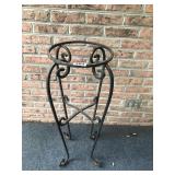 Wrought iron plant stand