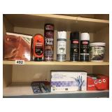 Polishers and cleaners, gloves, other
