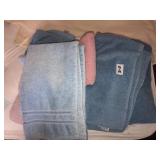 Handtowels, wash rags, and bath towel