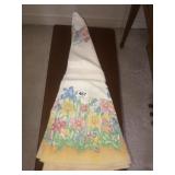 Round linen table cloth