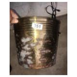 Brass planter