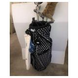Golf clubs in bag