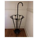 Wrought iron umbrella stand