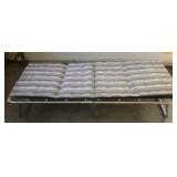 Cot with aluminum frame
