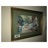 Small picture framed