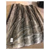 Faux fur blanket