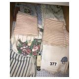 Kitchen towels, rags, aprons