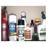 Fire extinguisher and misc cleaner