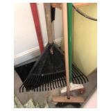 Push broom, rakes, other