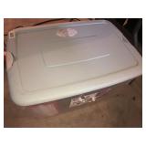 Tote with underpads and adult diapers