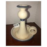 Stoneware candle stick