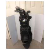 Golf clubs in bag