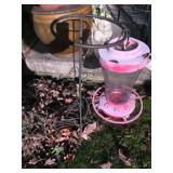Lantern, humming bird feeder, planter