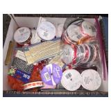 Box of assorted ribbon