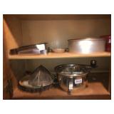 Collander and misc pans
