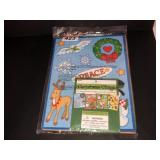 Christmas window clings unopened