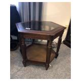 Hexagon end table