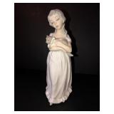 Tengra porcelain lady Spain 10.5in tall