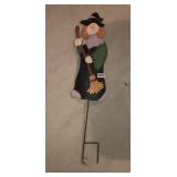 Metal art Halloween yard stake