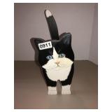 Cat toilet paper holder 14in tall