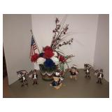 Tote with Americana decor